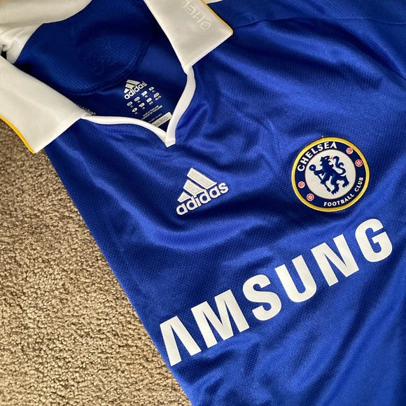 Chelsea FC Jersey / Kit Adidas Samsung Soccer Shirt - Picture 9 of 10